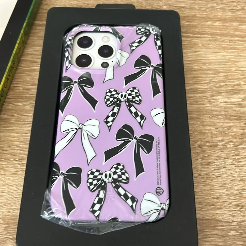 Velvet caviar Beetlejuice Bows iPhone Case